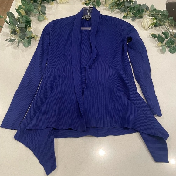 Cutter & Buck Women's Blue Open Front Sweater - Picture 7 of 8